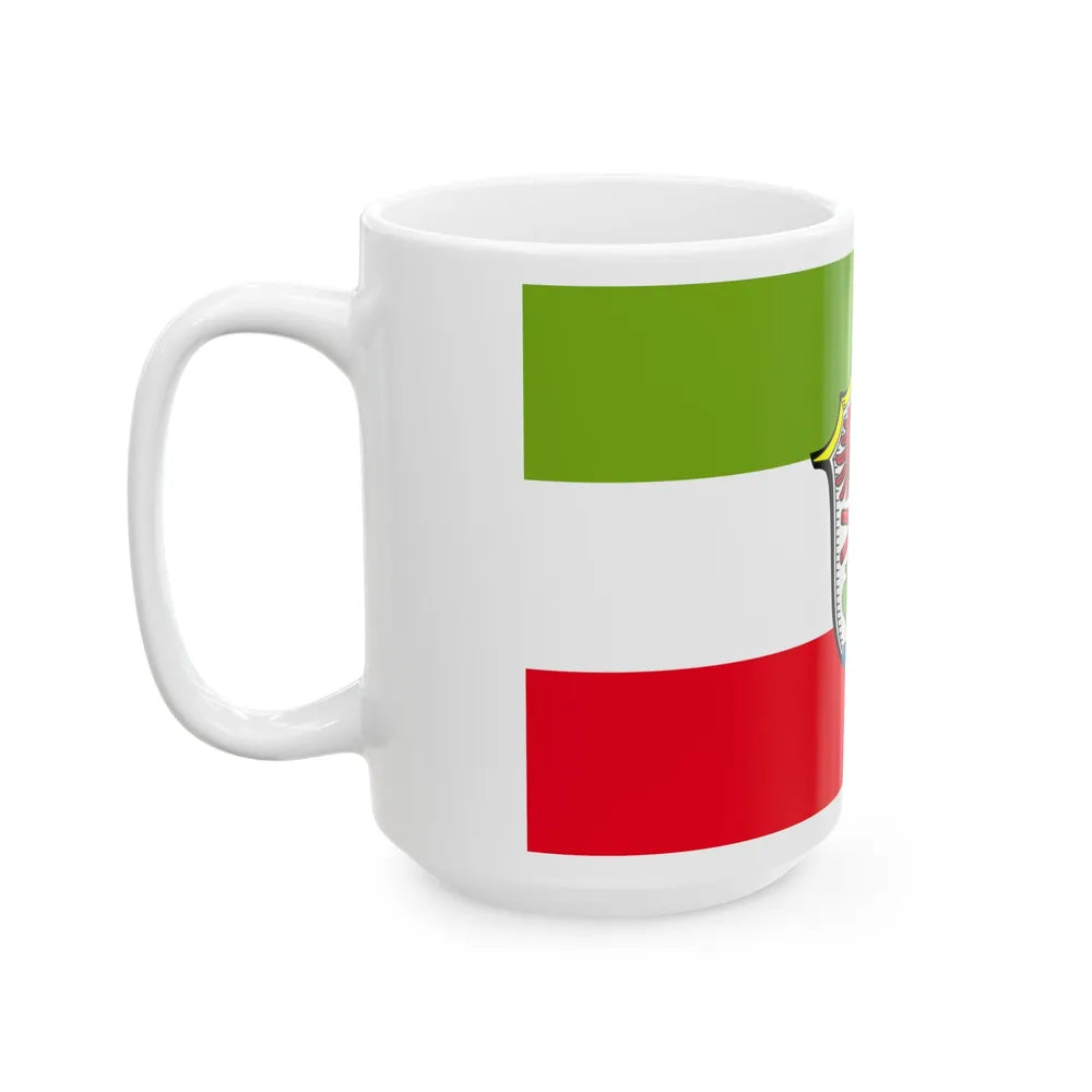 Flag of Miesbach Germany - White Coffee Mug-Go Mug Yourself