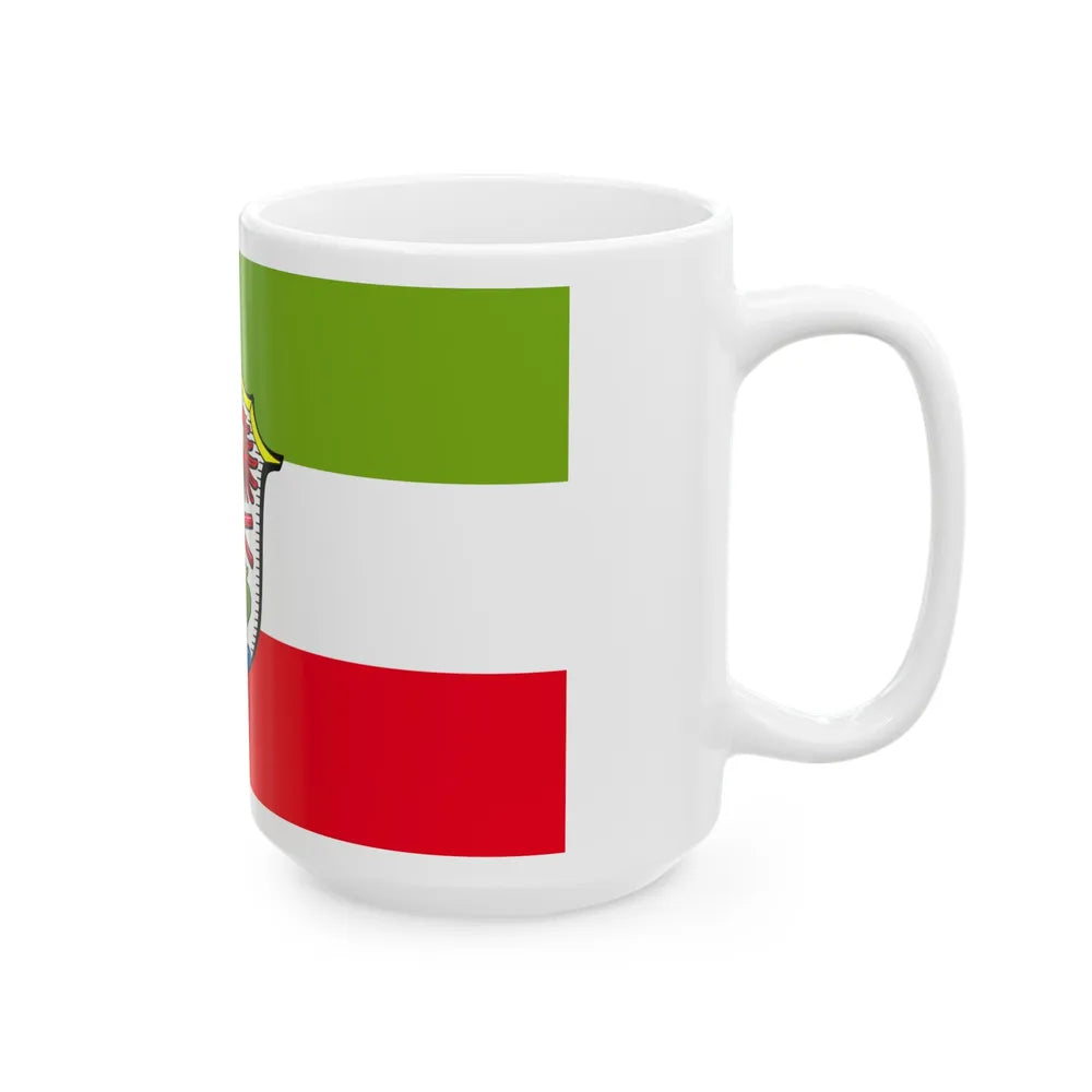 Flag of Miesbach Germany - White Coffee Mug-Go Mug Yourself