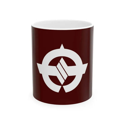 Flag of Mifune Kumamoto (Japan) White Coffee Mug 11oz - Go Mug Yourself