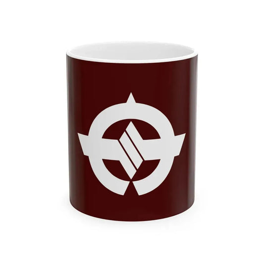 Flag of Mifune Kumamoto (Japan) White Coffee Mug 11oz - Go Mug Yourself