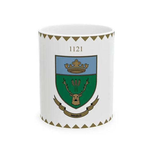 Flag of Mihald (Hungary) White Coffee Mug 11oz - Go Mug Yourself