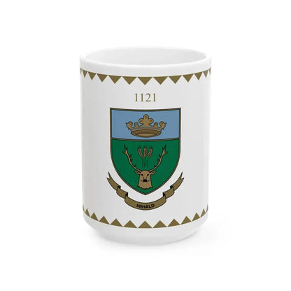 Flag of Mihald (Hungary) White Coffee Mug 15oz - Go Mug Yourself