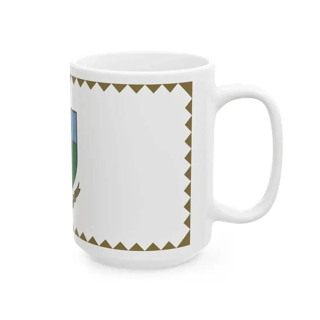 Flag of Mihald (Hungary) White Coffee Mug - Go Mug Yourself