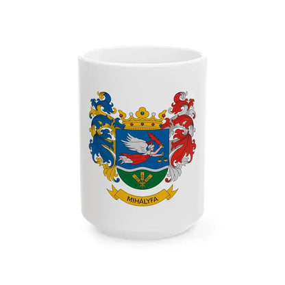 Flag of Mihalyfa (Hungary) White Coffee Mug 15oz - Go Mug Yourself