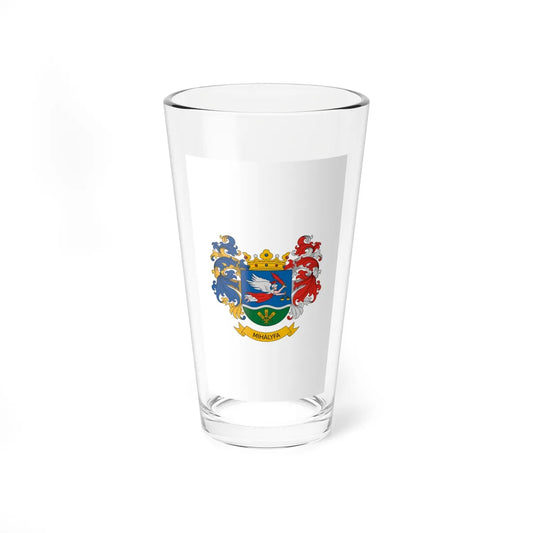 Flag of Mihalyfa vertical (Hungary) Pint Glass 16oz 16oz - Go Mug Yourself