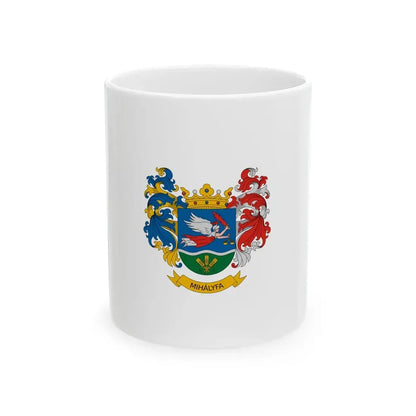 Flag of Mihalyfa vertical (Hungary) White Coffee Mug 11oz - Go Mug Yourself