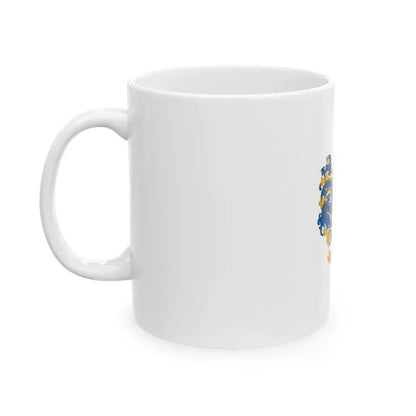 Flag of Mihalyfa vertical (Hungary) White Coffee Mug - Go Mug Yourself