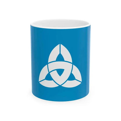 Flag of Mihama Fukui (Japan) White Coffee Mug 11oz - Go Mug Yourself