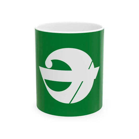 Flag of Mihama Wakayama (Japan) White Coffee Mug 11oz - Go Mug Yourself