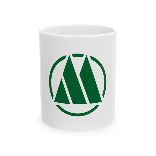 Flag of Mihara Kochi (Japan) White Coffee Mug 11oz - Go Mug Yourself