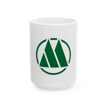 Flag of Mihara Kochi (Japan) White Coffee Mug 15oz - Go Mug Yourself