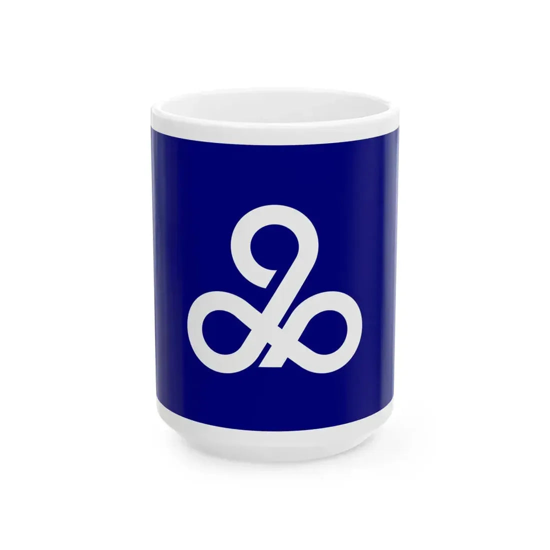 Flag of Miho Ibaraki (Japan) White Coffee Mug 15oz - Go Mug Yourself