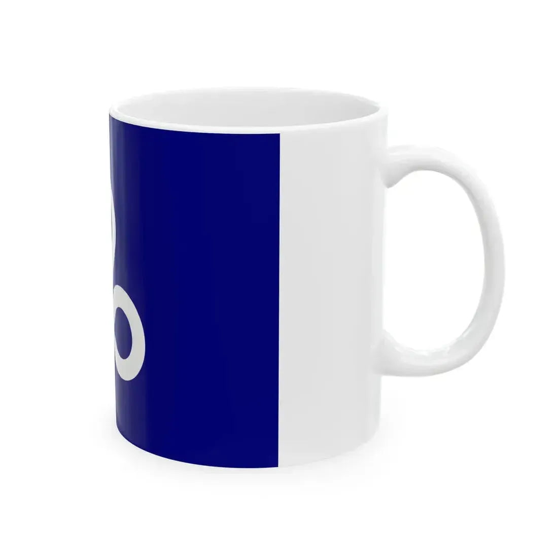 Flag of Miho Ibaraki (Japan) White Coffee Mug - Go Mug Yourself