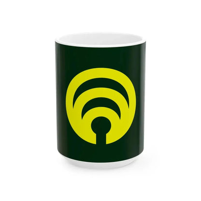 Flag of Mikasa Hokkaido (Japan) White Coffee Mug 15oz - Go Mug Yourself