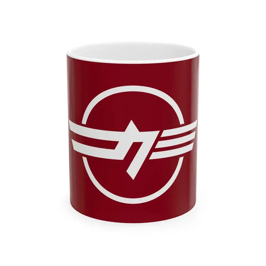 Flag of Mikawa Niigata 1966-2005 (Japan) White Coffee Mug 11oz - Go Mug Yourself