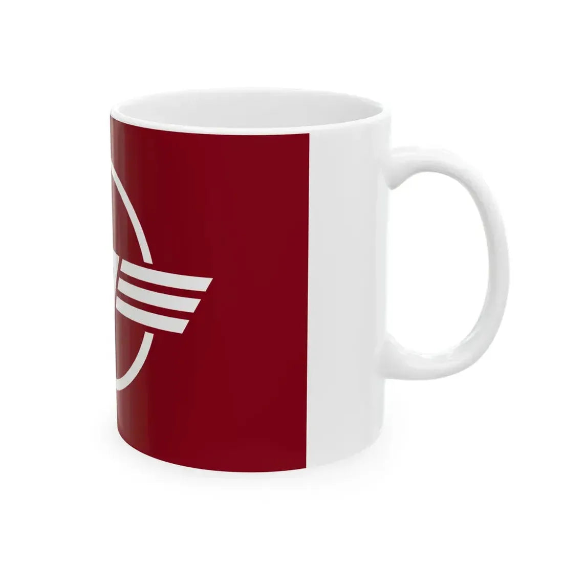 Flag of Mikawa Niigata 1966-2005 (Japan) White Coffee Mug - Go Mug Yourself