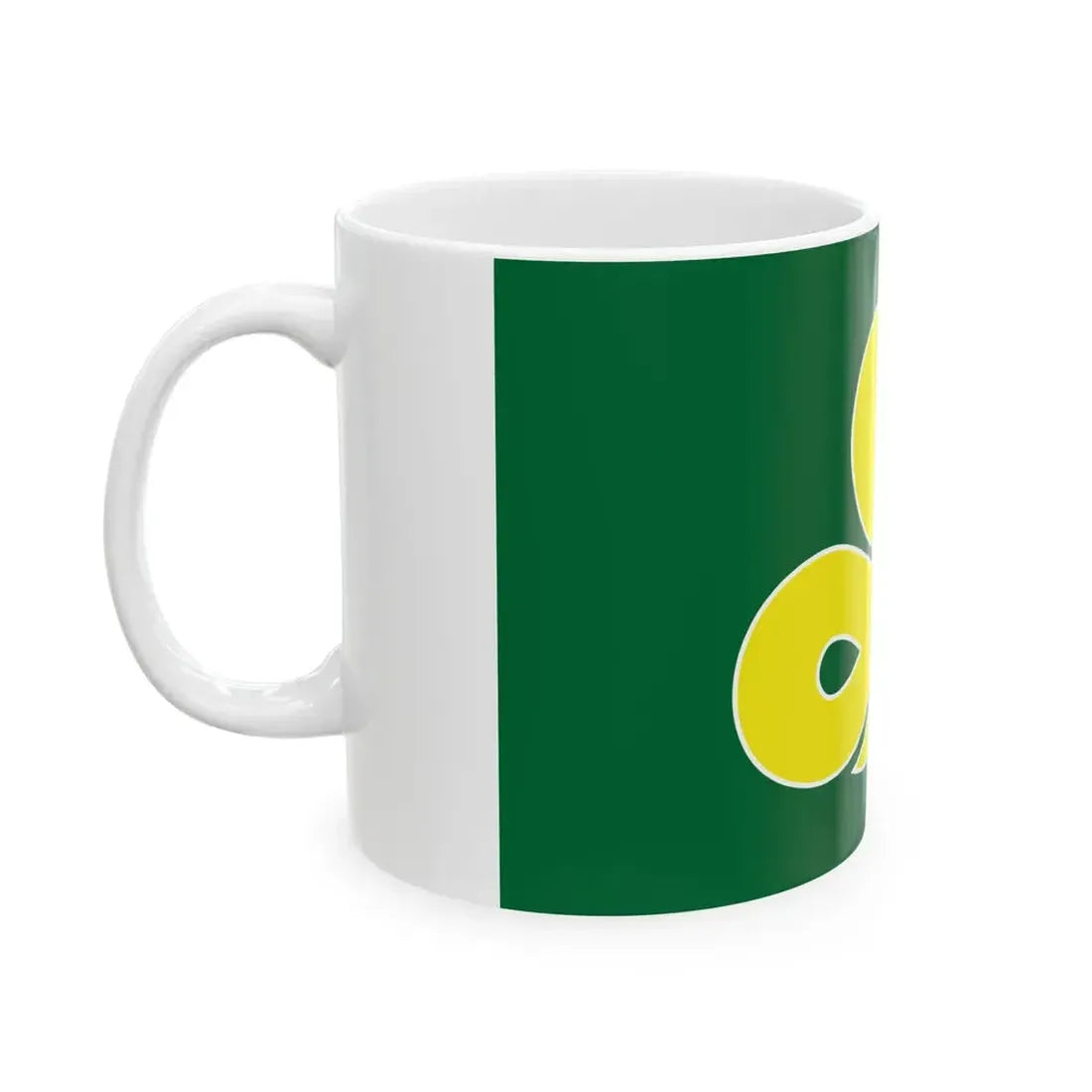 Flag of Mikawa Yamagata (Japan) White Coffee Mug - Go Mug Yourself