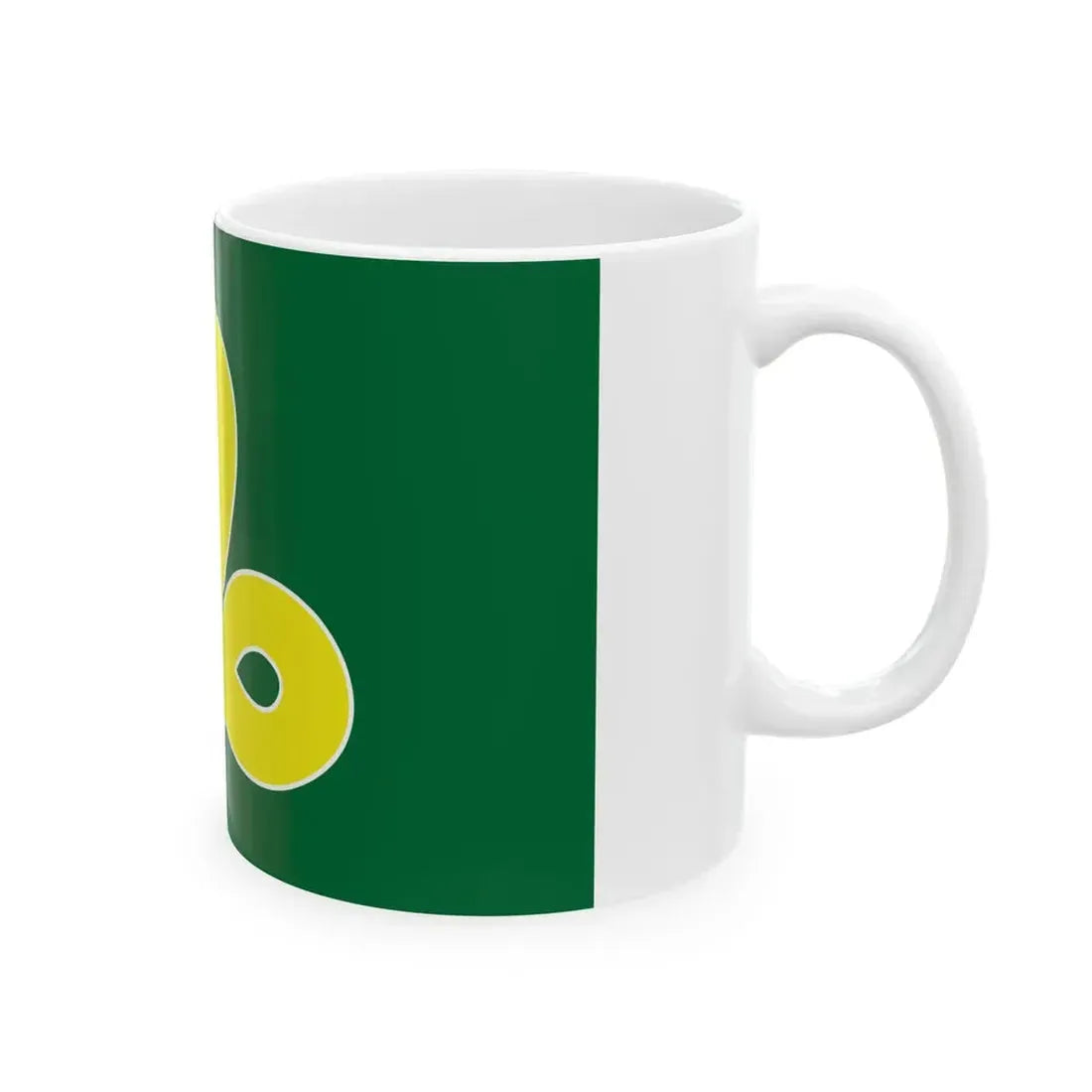 Flag of Mikawa Yamagata (Japan) White Coffee Mug - Go Mug Yourself