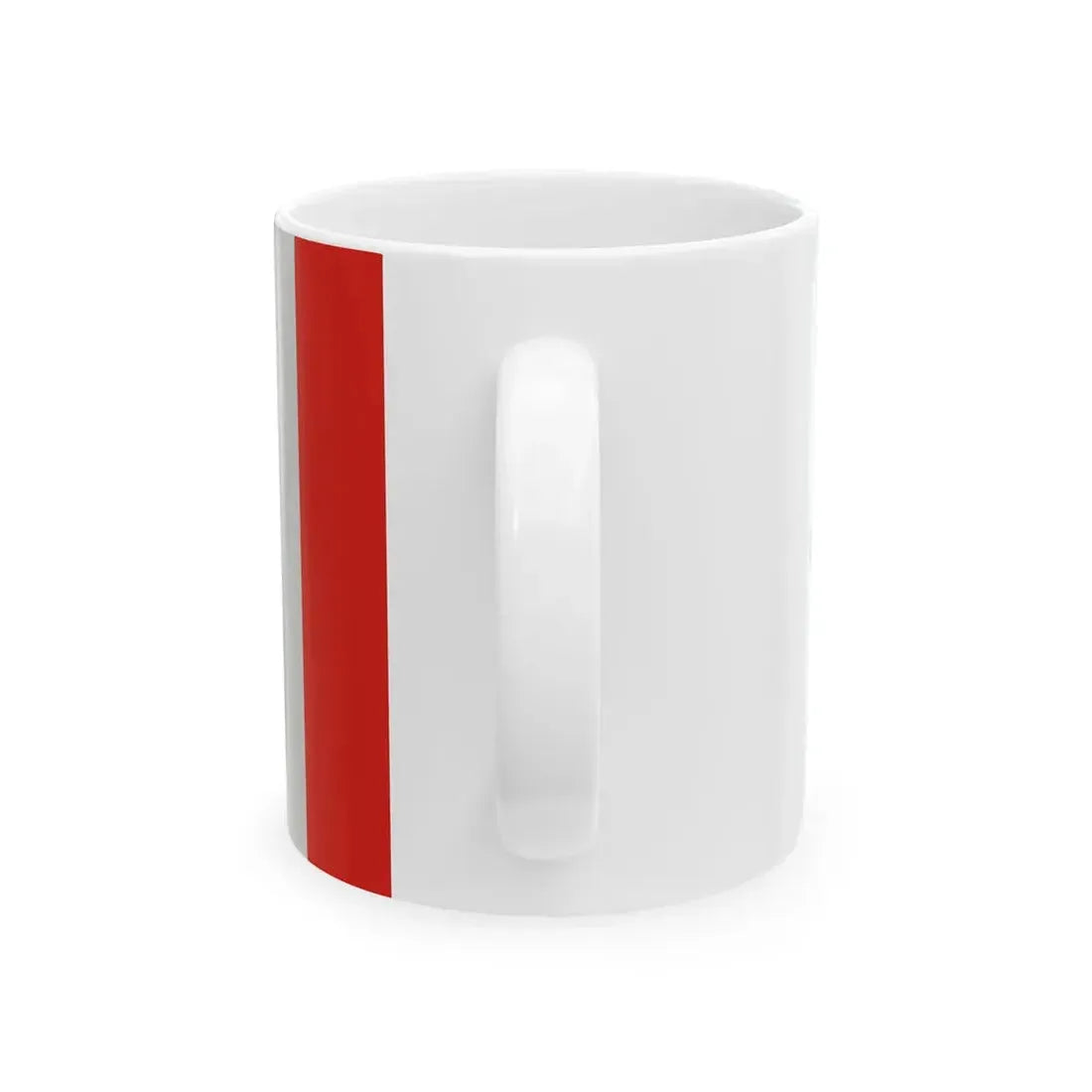 Flag of Mikekaracsonyfa (Hungary) White Coffee Mug - Go Mug Yourself