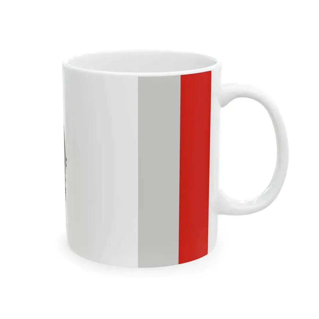 Flag of Mikekaracsonyfa (Hungary) White Coffee Mug - Go Mug Yourself