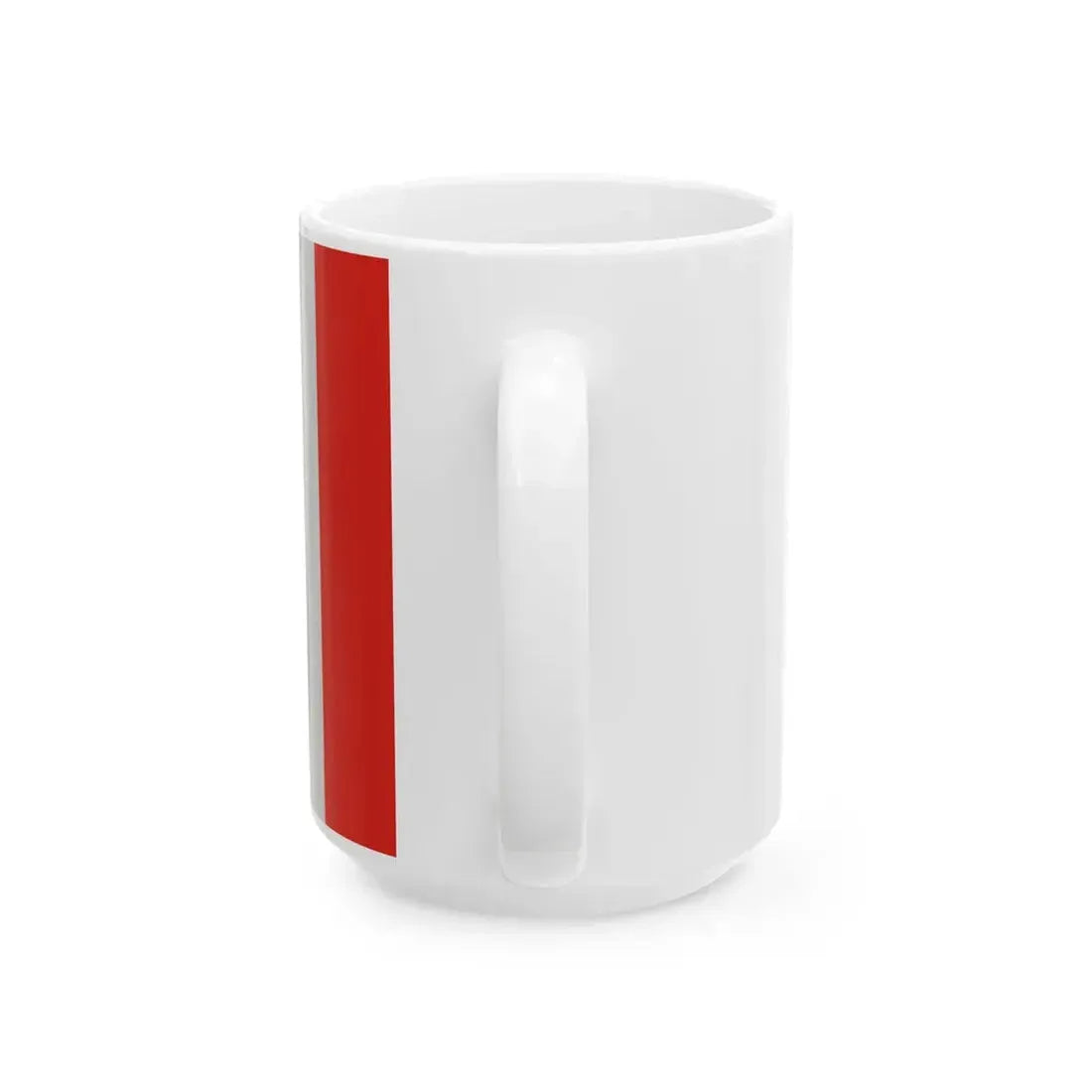 Flag of Mikekaracsonyfa (Hungary) White Coffee Mug - Go Mug Yourself