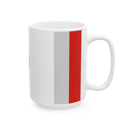 Flag of Mikekaracsonyfa (Hungary) White Coffee Mug - Go Mug Yourself