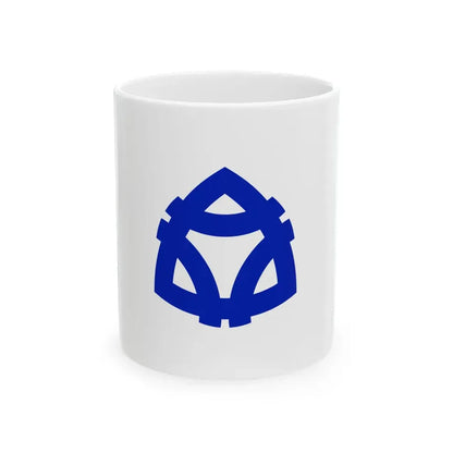 Flag of Miki Hyogo 1954-1966 (Japan) White Coffee Mug 11oz - Go Mug Yourself