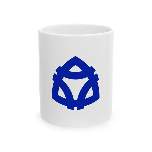 Flag of Miki Hyogo 1954-1966 (Japan) White Coffee Mug 11oz - Go Mug Yourself