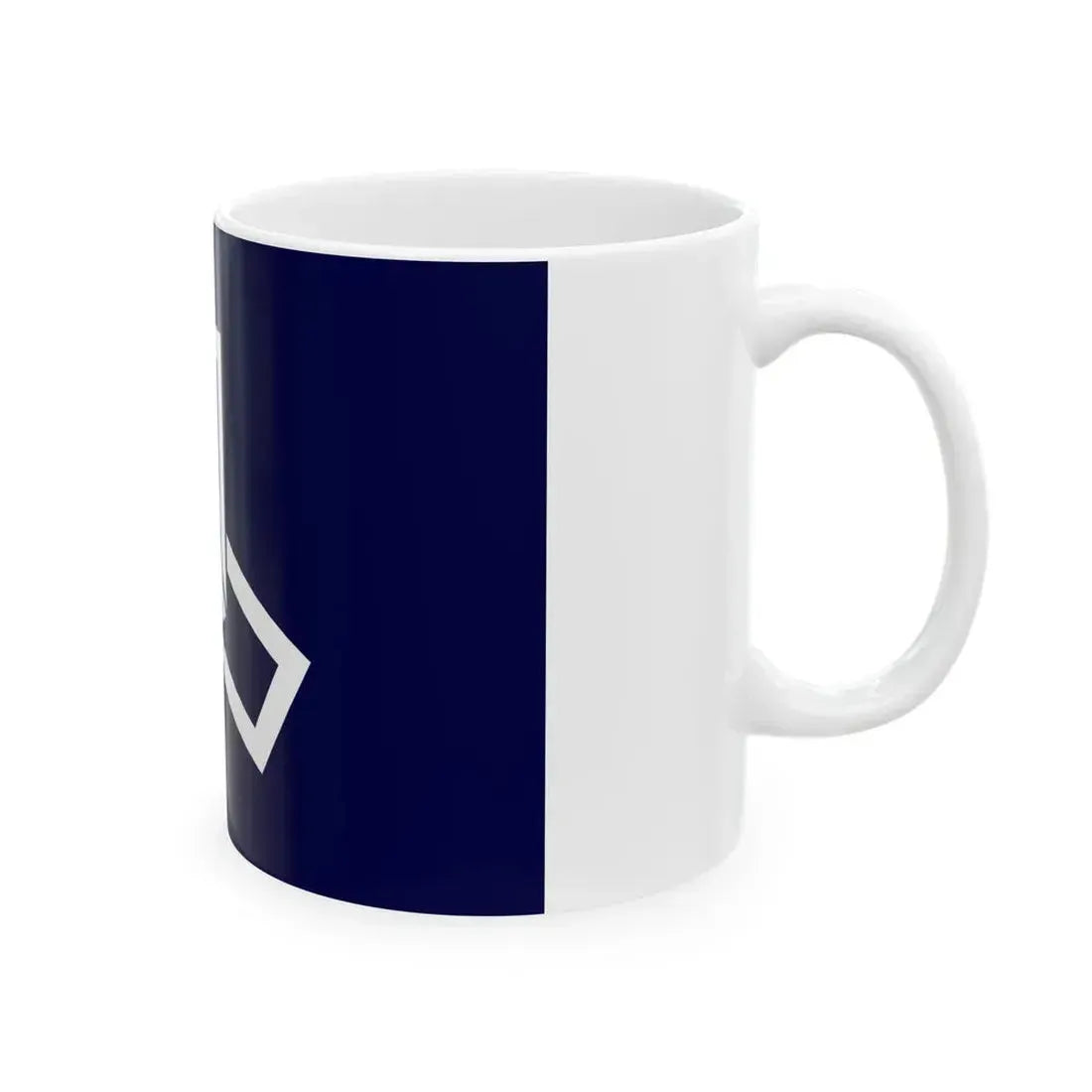 Flag of Mikuni Fukui 1968-2006 (Japan) White Coffee Mug - Go Mug Yourself