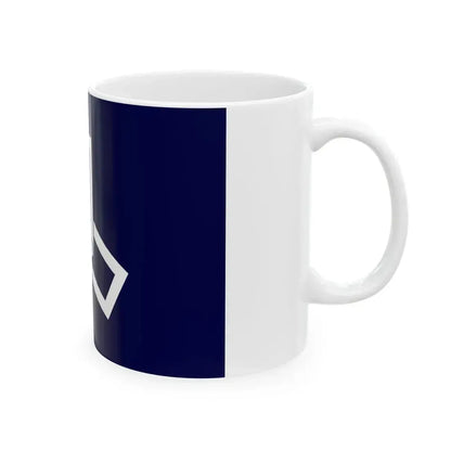 Flag of Mikuni Fukui 1968-2006 (Japan) White Coffee Mug - Go Mug Yourself