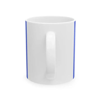Flag of Mikurajima Tokyo no text (Japan) White Coffee Mug - Go Mug Yourself