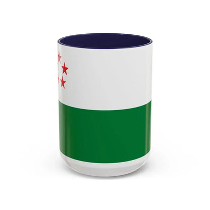 Flag of Milagro Ecuador - Accent Coffee Mug 15oz Navy - Go Mug Yourself