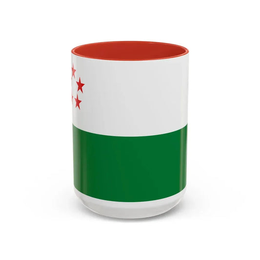 Flag of Milagro Ecuador - Accent Coffee Mug 15oz Red - Go Mug Yourself