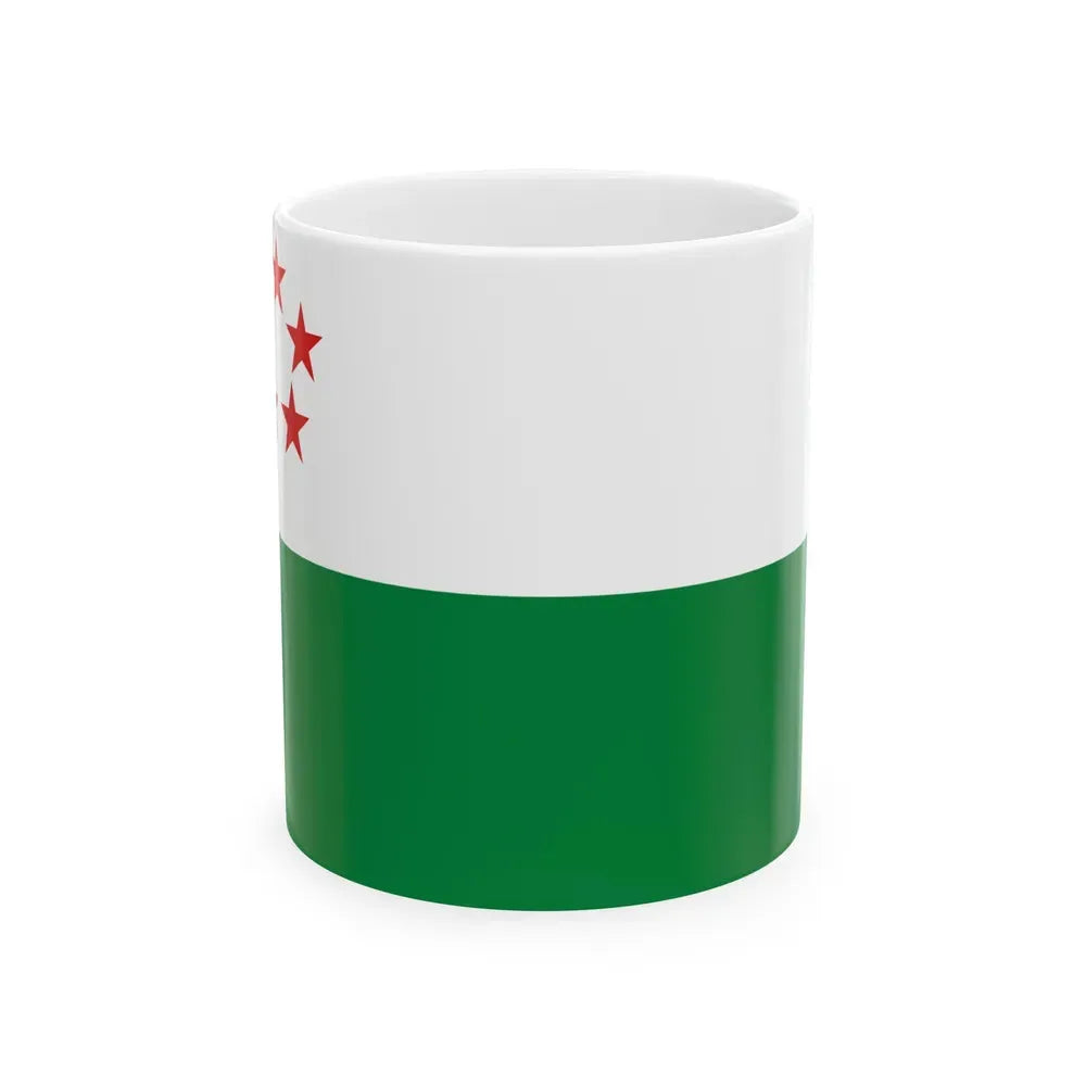 Flag of Milagro Ecuador - White Coffee Mug 11oz - Go Mug Yourself