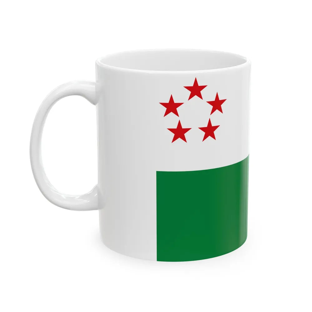 Flag of Milagro Ecuador - White Coffee Mug-Go Mug Yourself