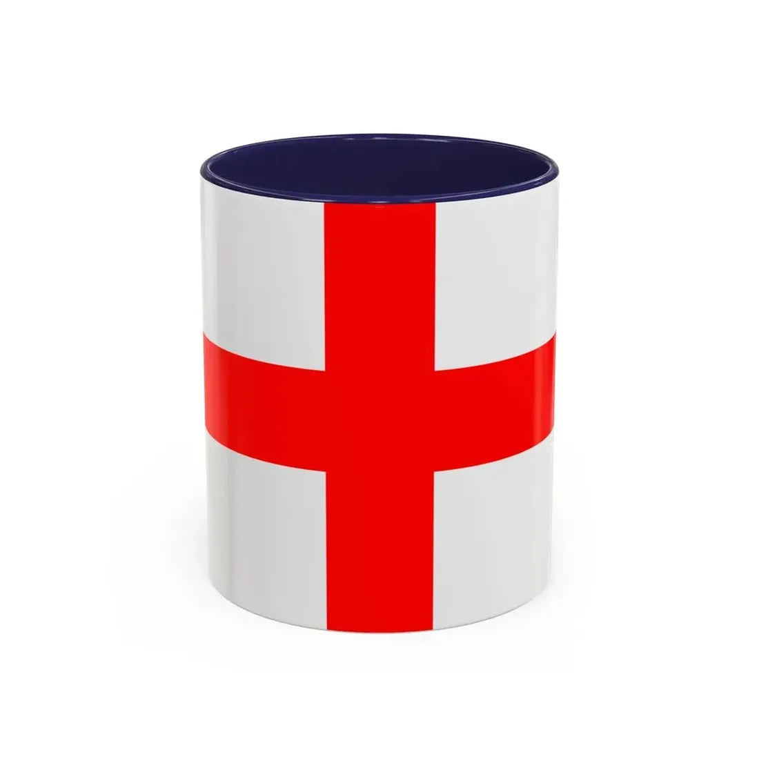 Flag of Milan Italy - Accent Coffee Mug 11oz Navy - Go Mug Yourself