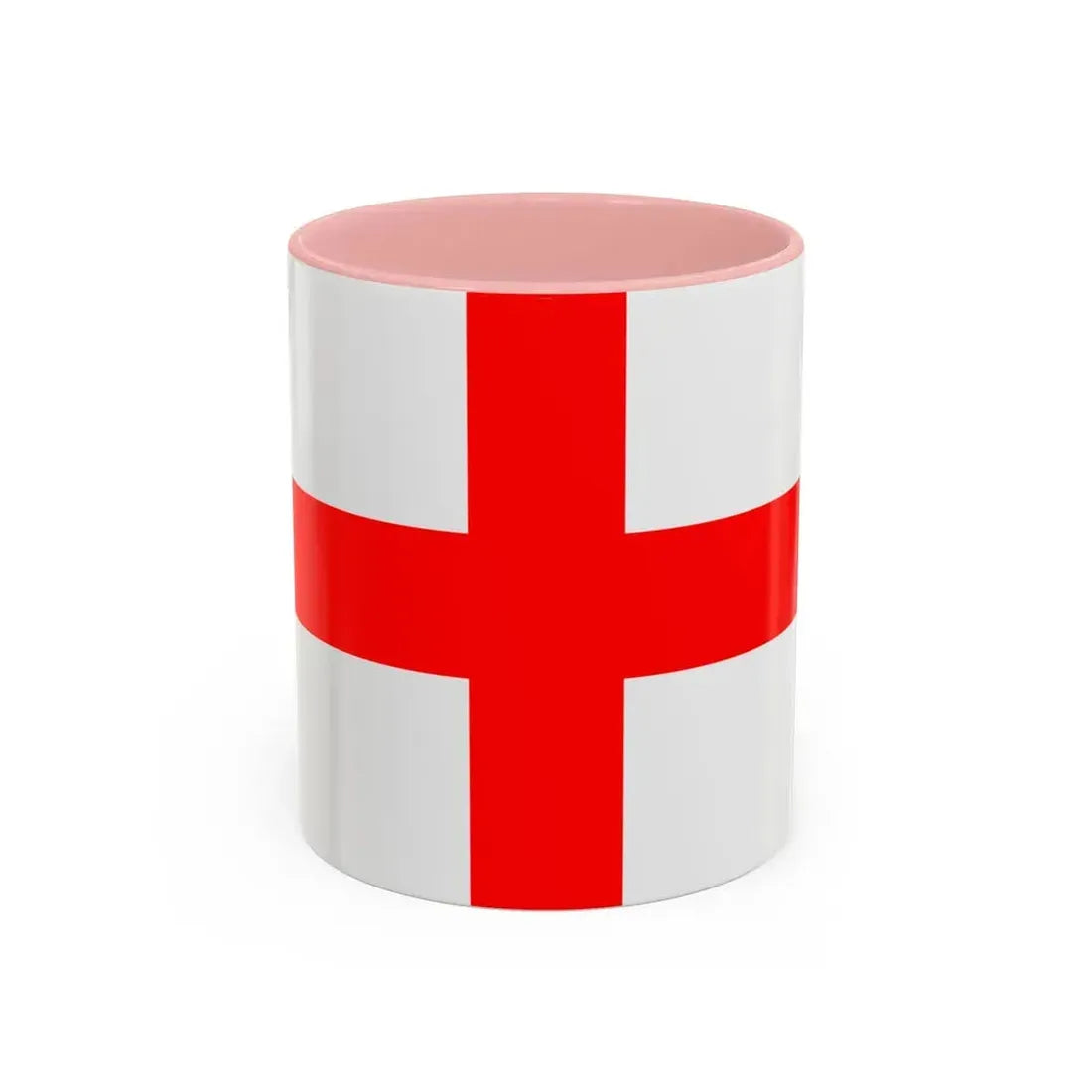 Flag of Milan Italy - Accent Coffee Mug 11oz Pink - Go Mug Yourself