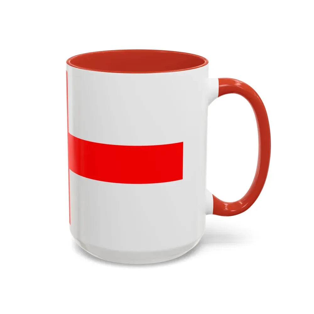 Flag of Milan Italy - Accent Coffee Mug - Go Mug Yourself