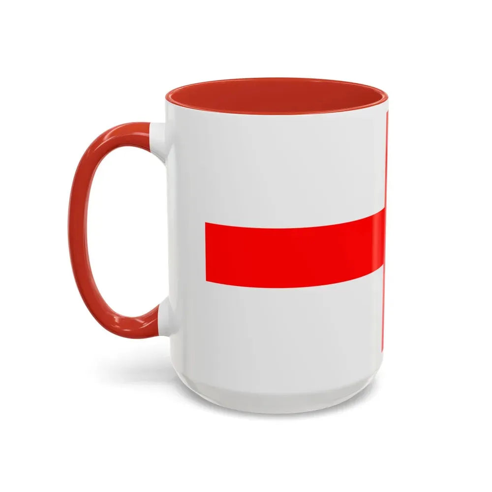 Flag of Milan Italy - Accent Coffee Mug - Go Mug Yourself