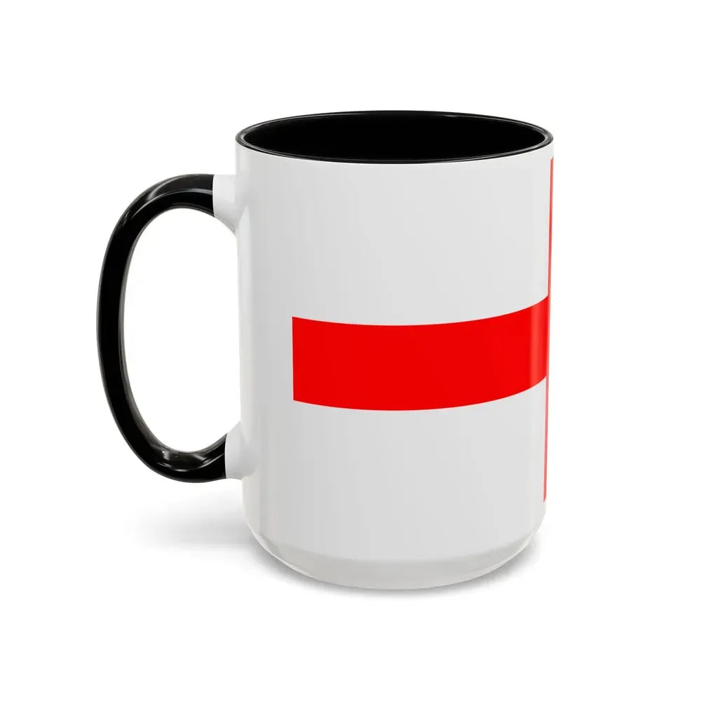 Flag of Milan Italy - Accent Coffee Mug - Go Mug Yourself