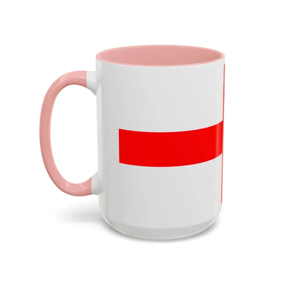 Flag of Milan Italy - Accent Coffee Mug - Go Mug Yourself