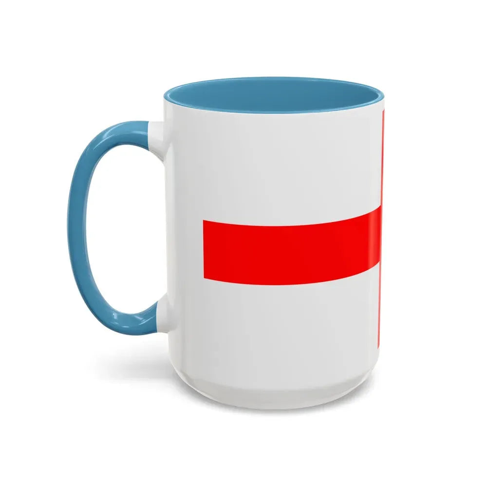 Flag of Milan Italy - Accent Coffee Mug - Go Mug Yourself