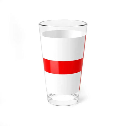 Flag of Milan Italy - Pint Glass 16oz - Go Mug Yourself