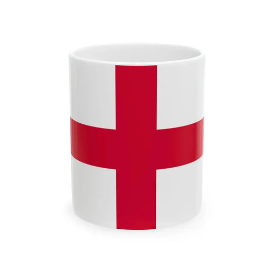 Flag of Milan (Italy) White Coffee Mug 11oz - Go Mug Yourself