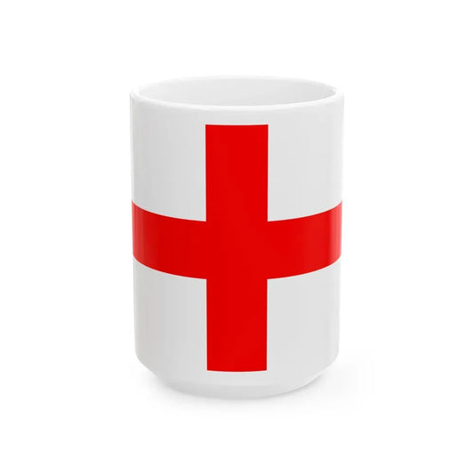 Flag of Milan Italy - White Coffee Mug 15oz - Go Mug Yourself