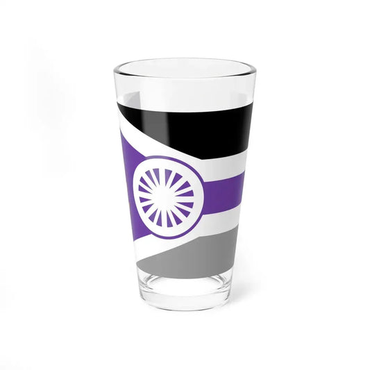 Flag of Milford Nebraska (United States) Pint Glass 16oz 16oz - Go Mug Yourself