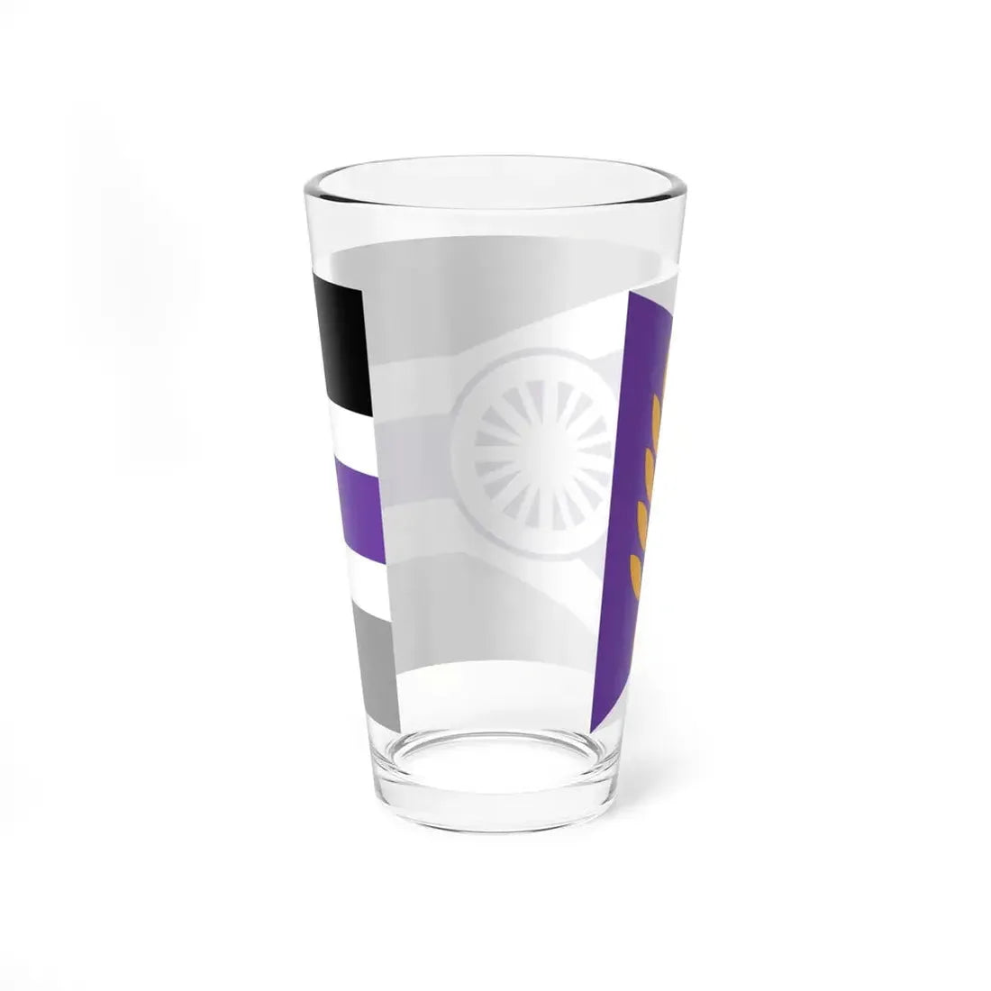 Flag of Milford Nebraska (United States) Pint Glass 16oz - Go Mug Yourself