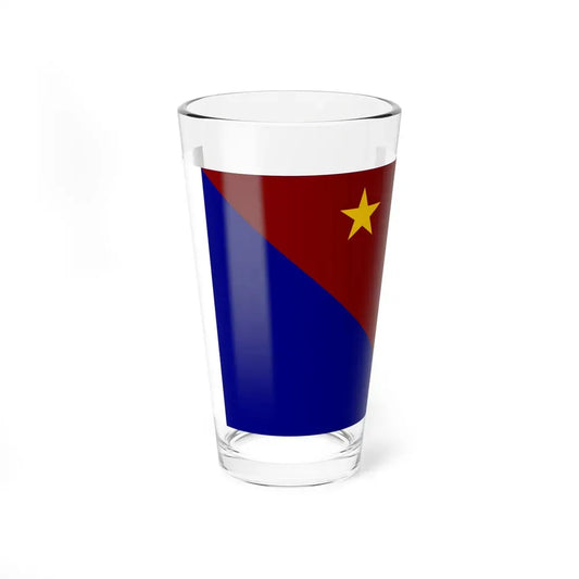 Flag of Milne Bay Papa New Guinea - Pint Glass 16oz 16oz - Go Mug Yourself