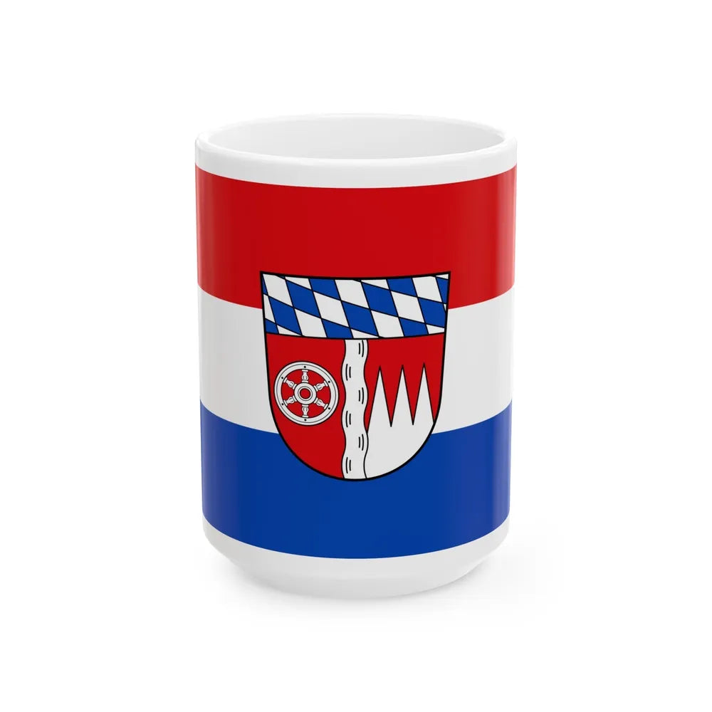 Flag of Miltenberg Germany - White Coffee Mug-15oz-Go Mug Yourself