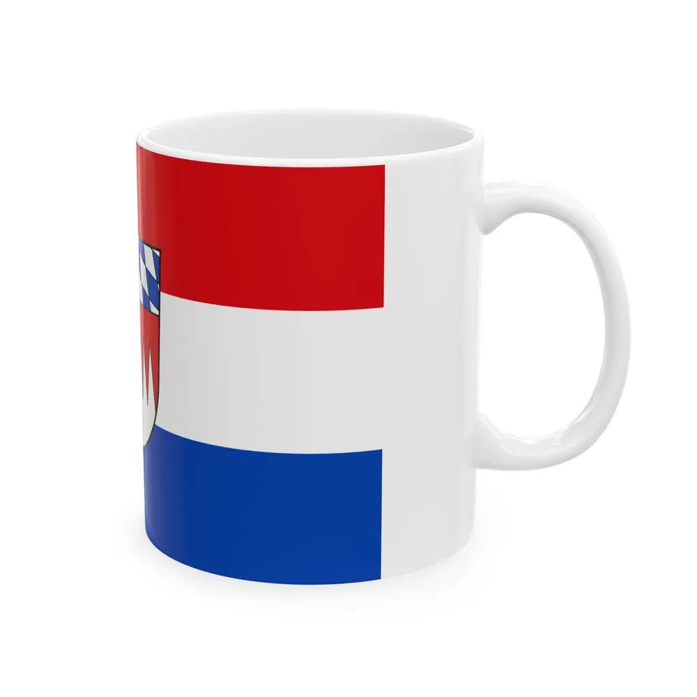 Flag of Miltenberg Germany - White Coffee Mug-Go Mug Yourself